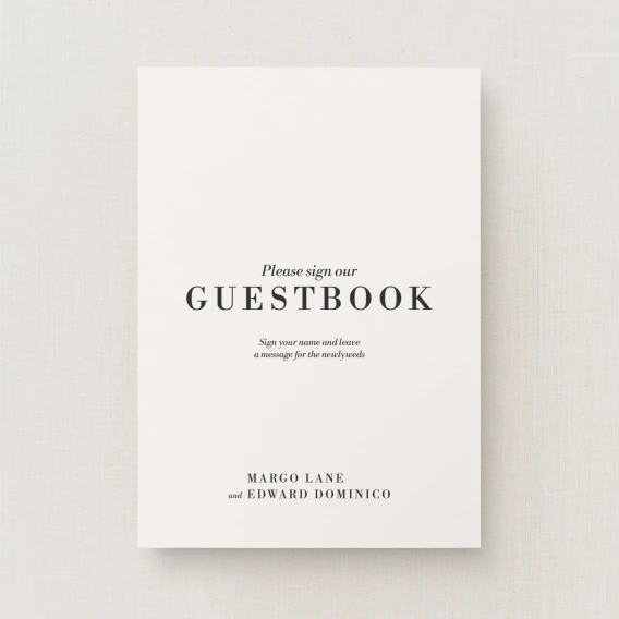 Hagen Collection Guest Book Sign
