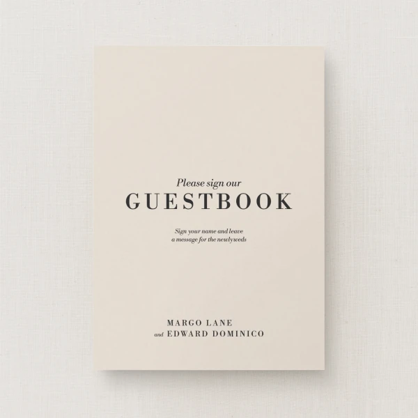 Hagen Collection Guest Book Sign