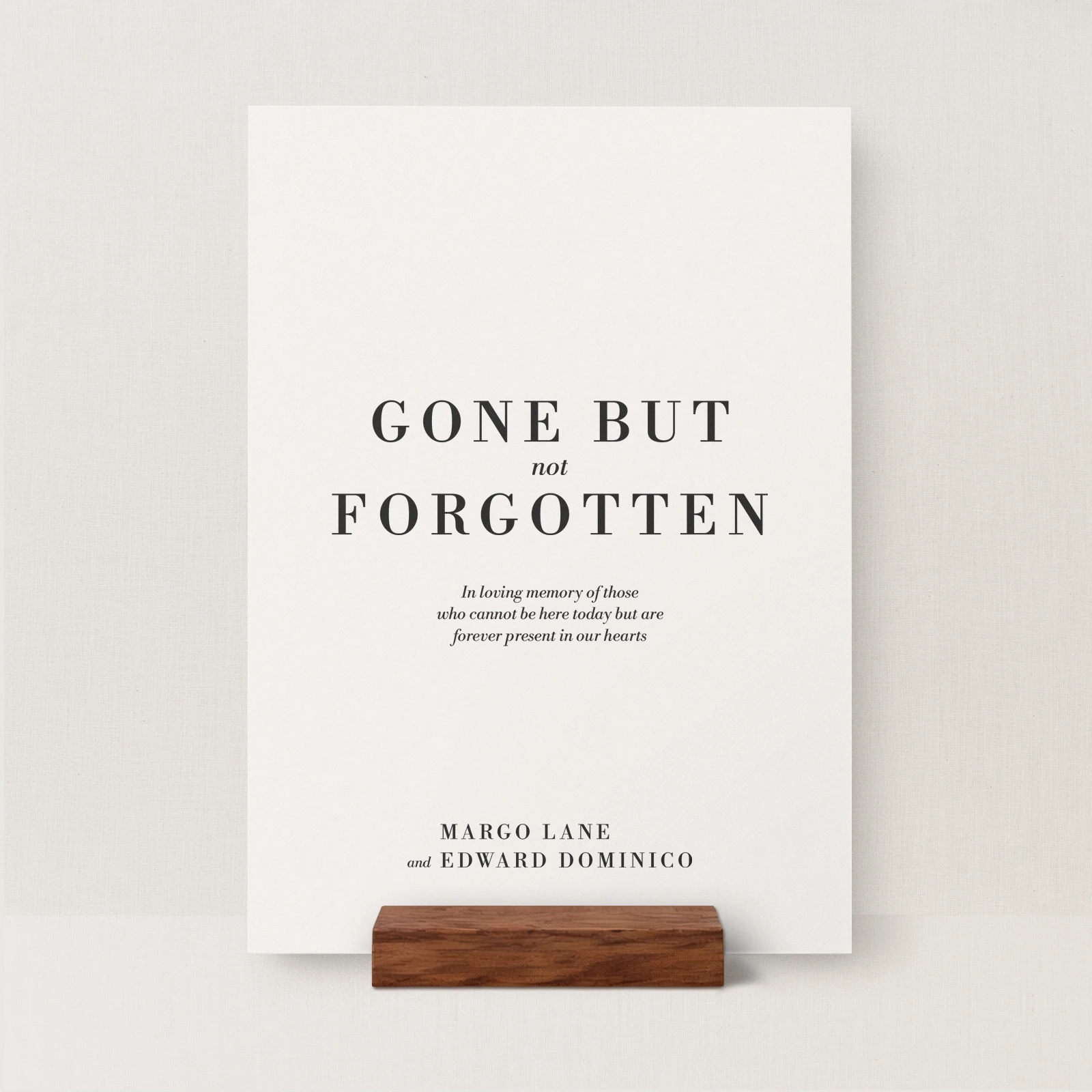 Hagen Collection In Loving Memory Sign - Image 2