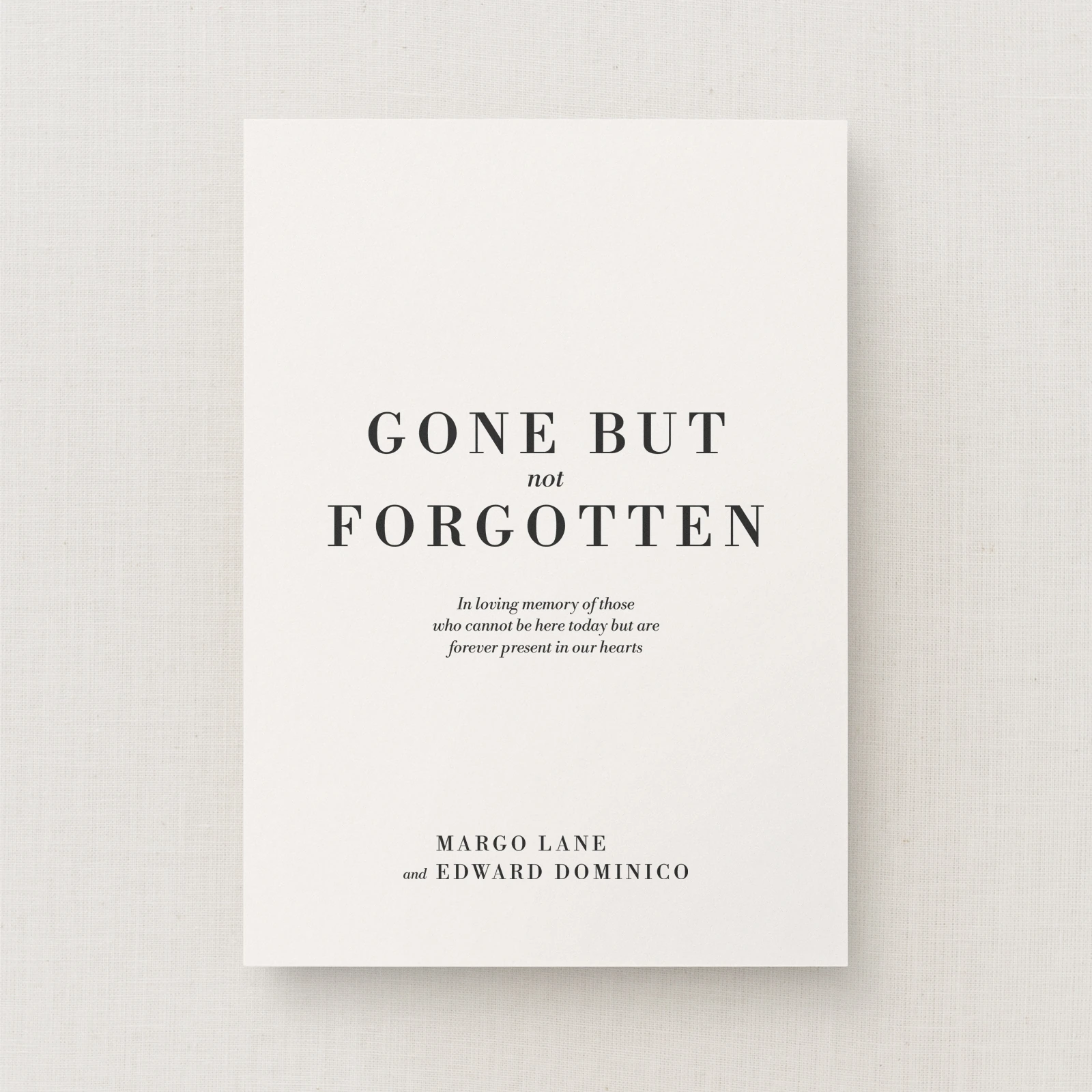 Hagen Collection In Loving Memory Sign