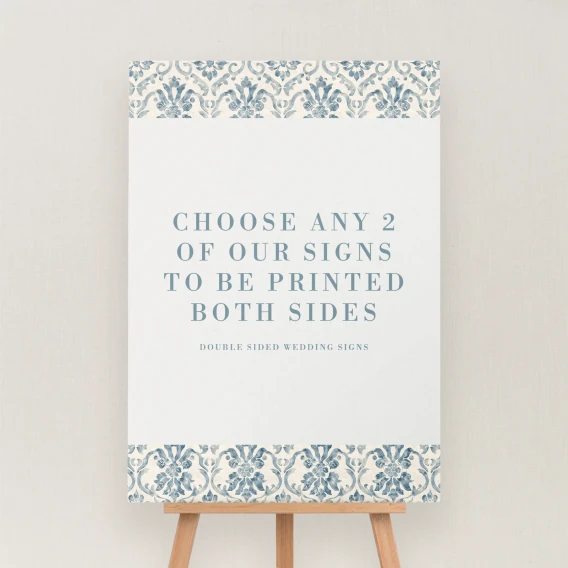 Sarlet Collection Double Sided Sign