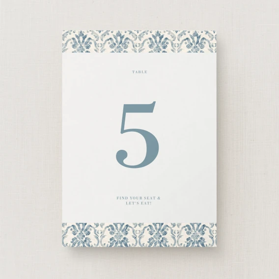 Sarlet Collection Table Number Sign