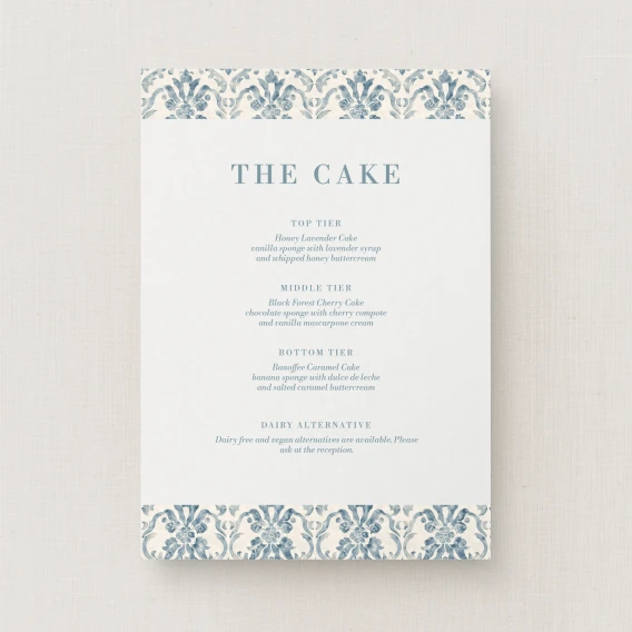 Sarlet Collection Wedding Cake Sign