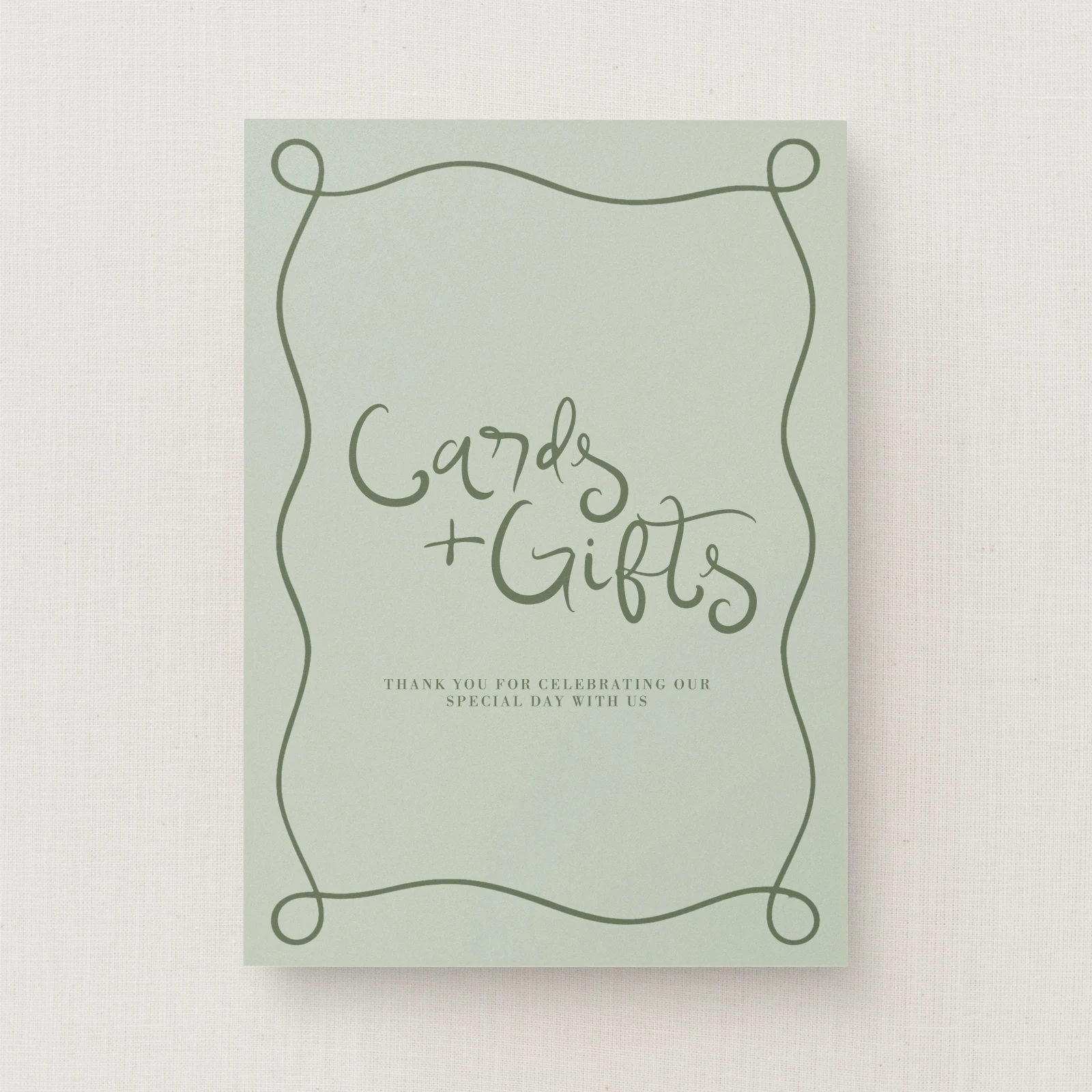 Serenata Collection Cards & Gifts Sign