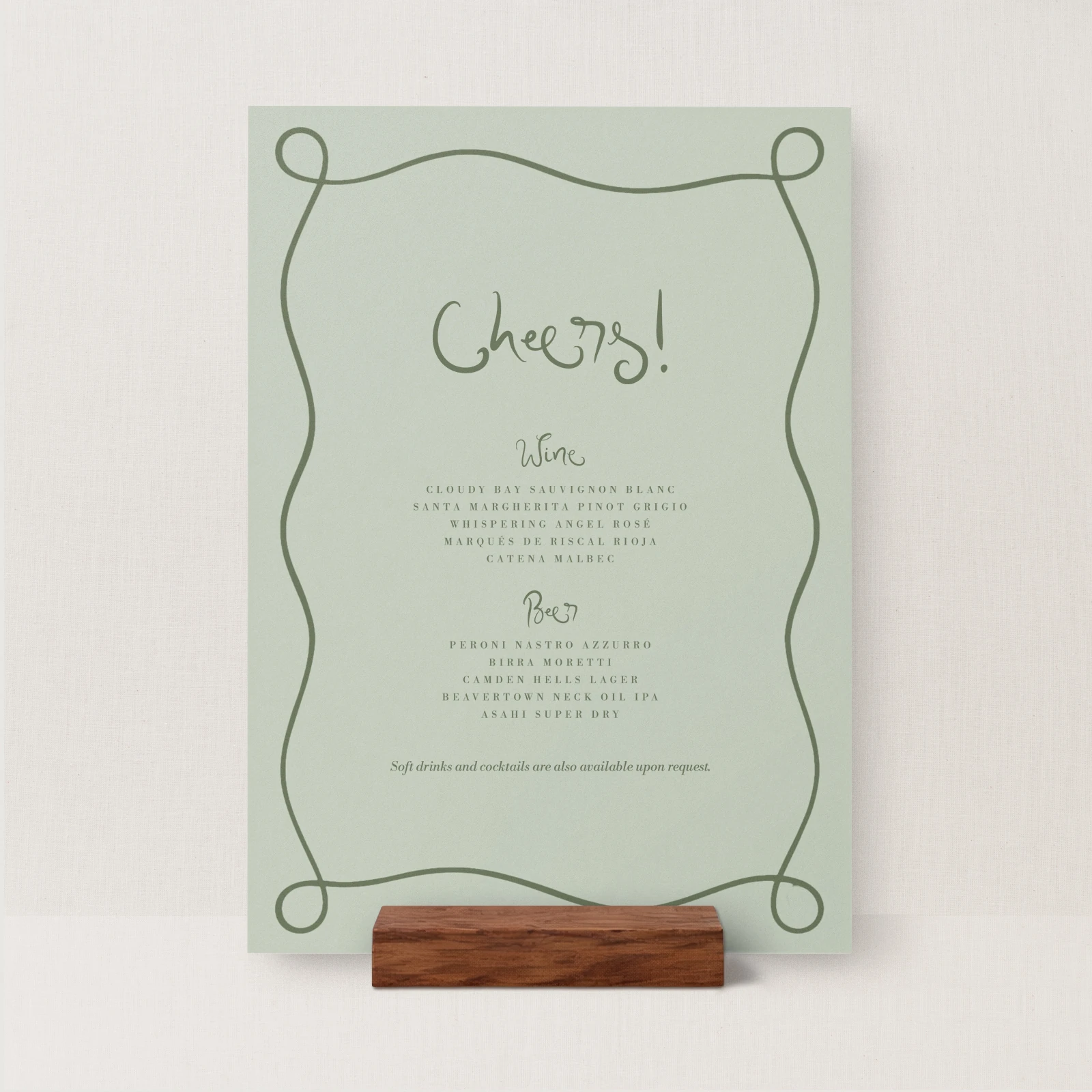 Serenata Collection Drinks Menu - Image 2