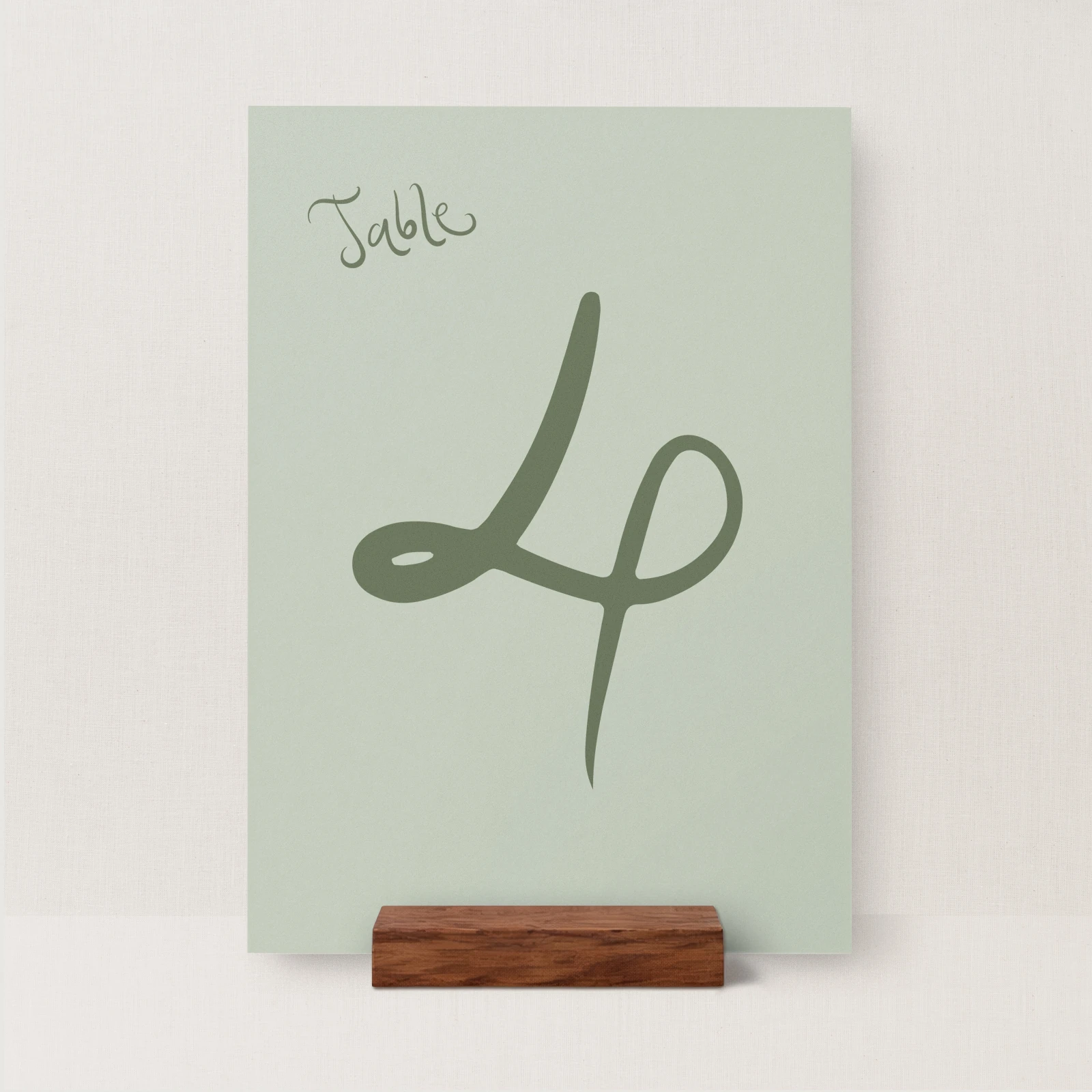 Serenata Collection Table Number Sign - Image 2
