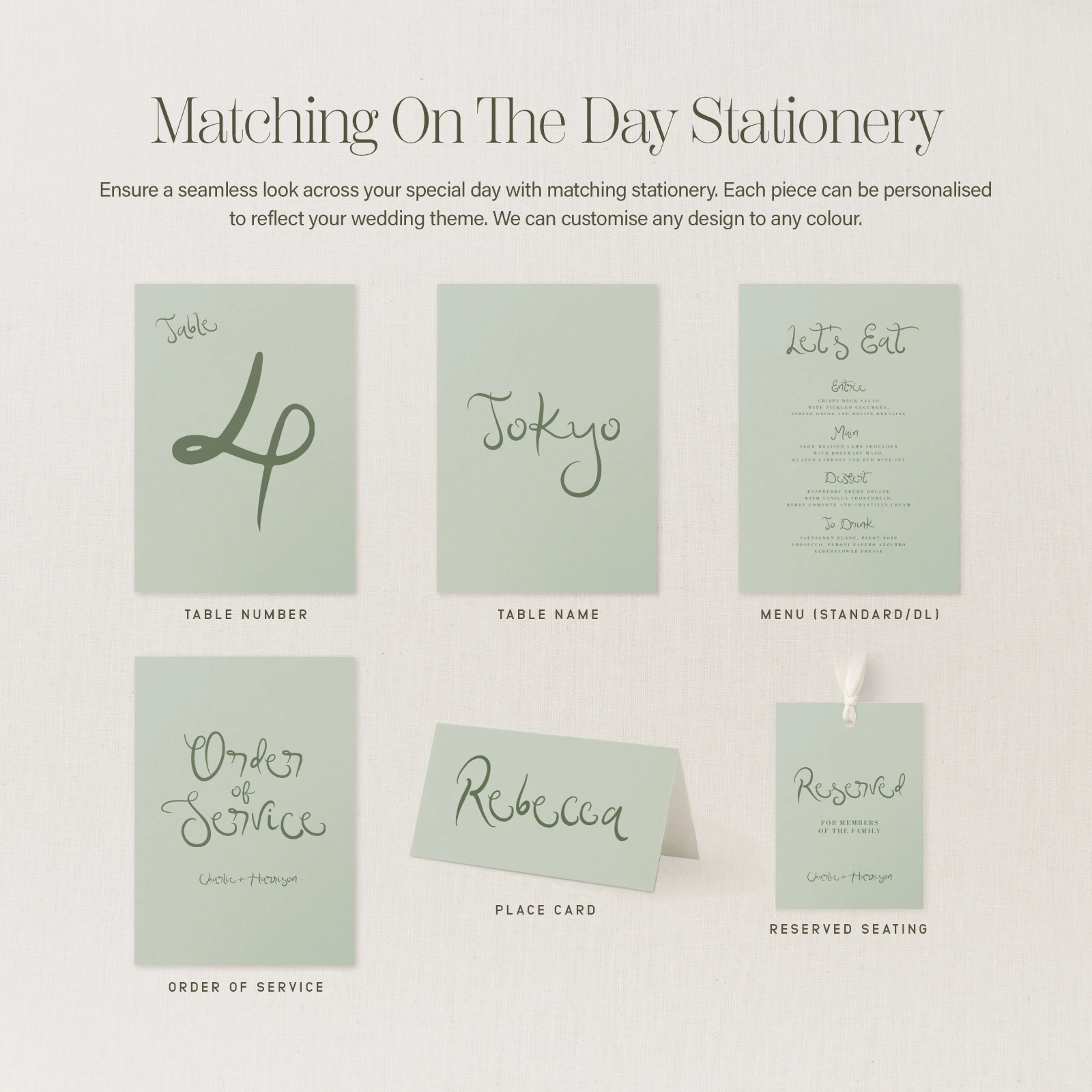 Serenata Collection Place Card - Image 5