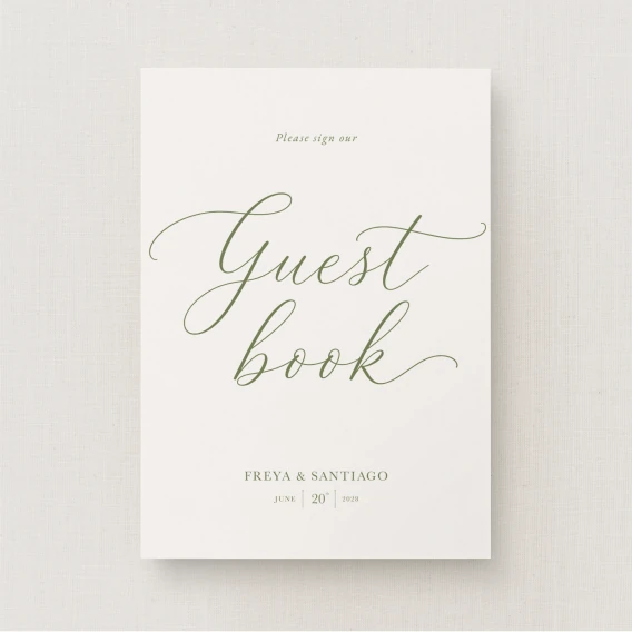 Suno Collection Guest Book Sign
