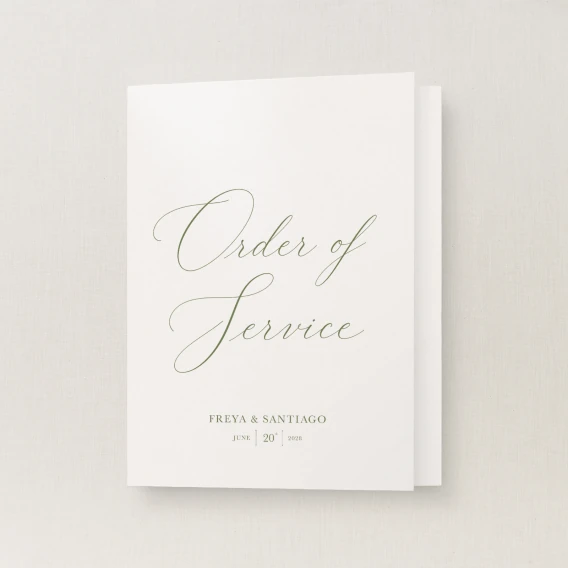 Suno Collection Order of Service