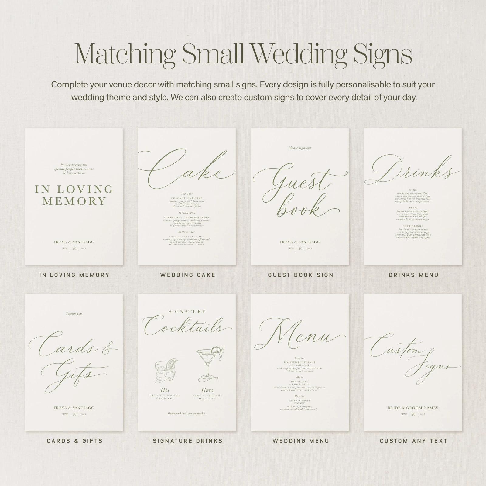 Suno Collection Table Number Sign - Image 8