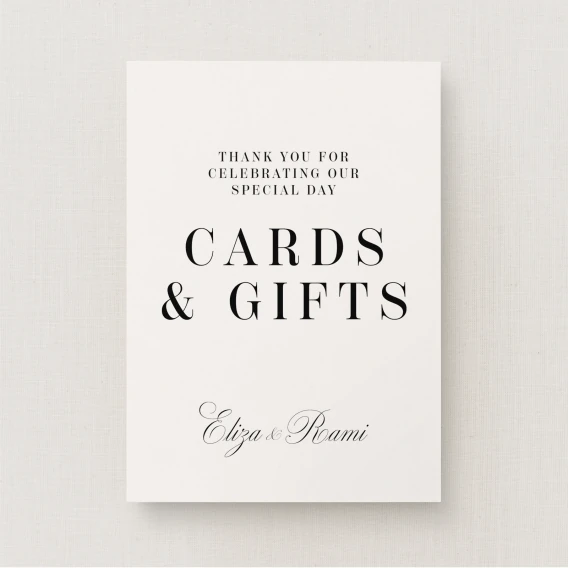 Tamara Collection Cards & Gifts Sign