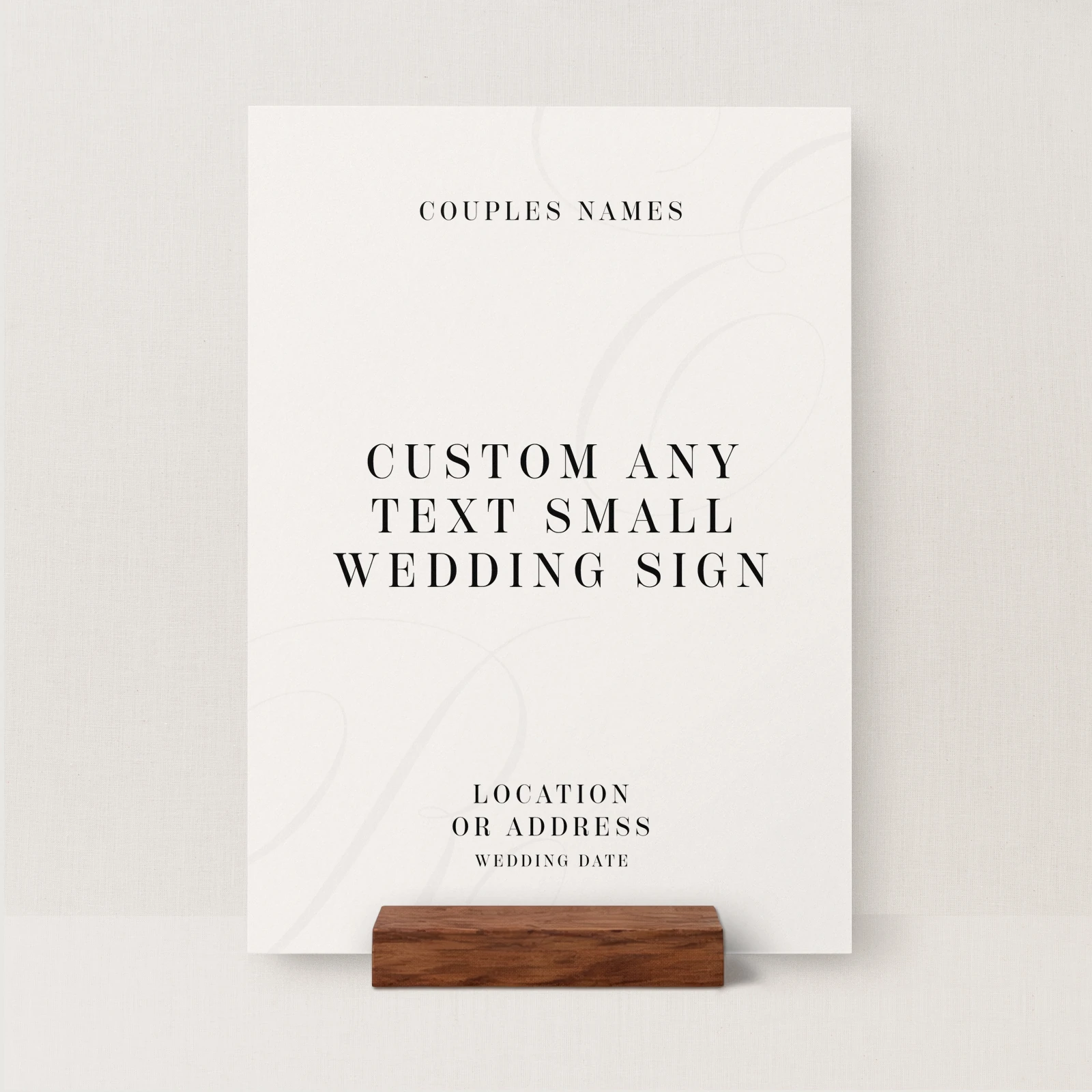 Tamara Collection Custom Small Sign - Image 2