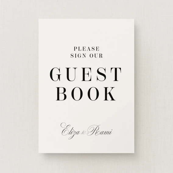 Tamara Collection Guest Book Sign