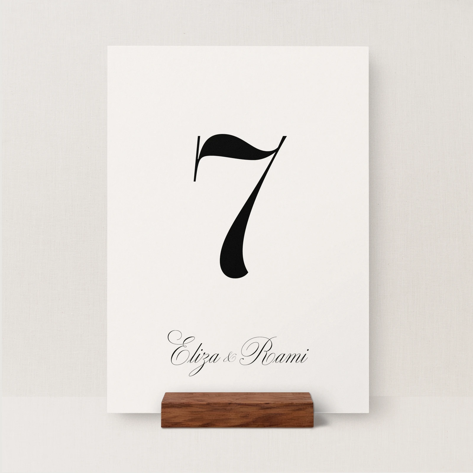 Tamara Collection Table Number Sign - Image 2
