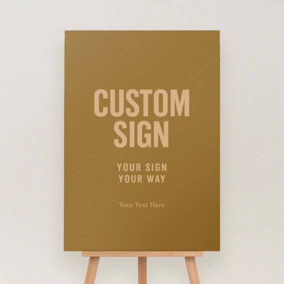 Tiva Collection Custom Large Sign