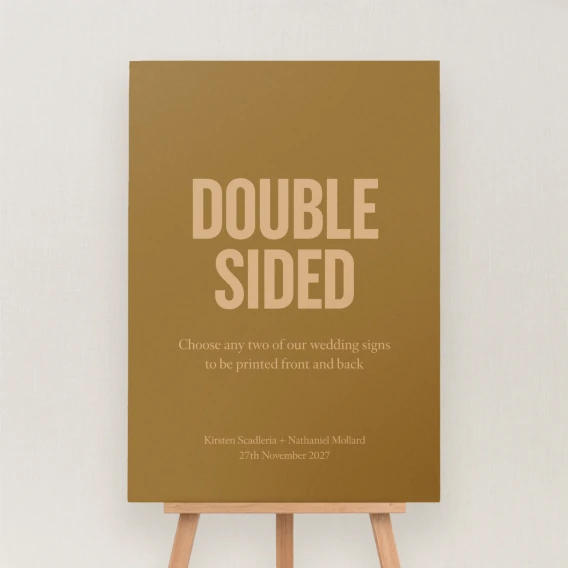Tiva Collection Double Sided Sign