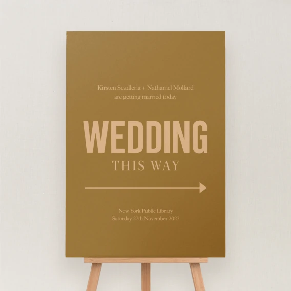Tiva Collection Direction Sign