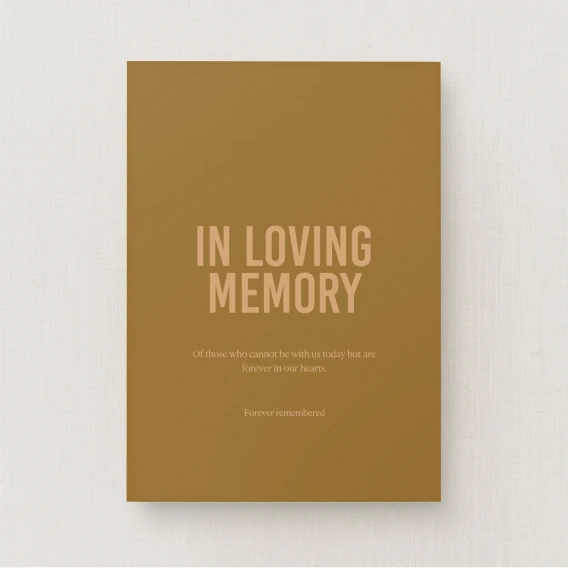 Tiva Collection In Loving Memory Sign