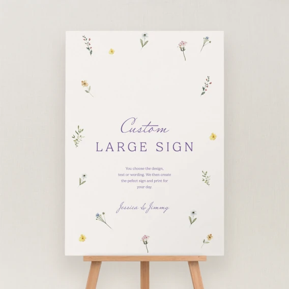Wilde Collection Custom Large Sign