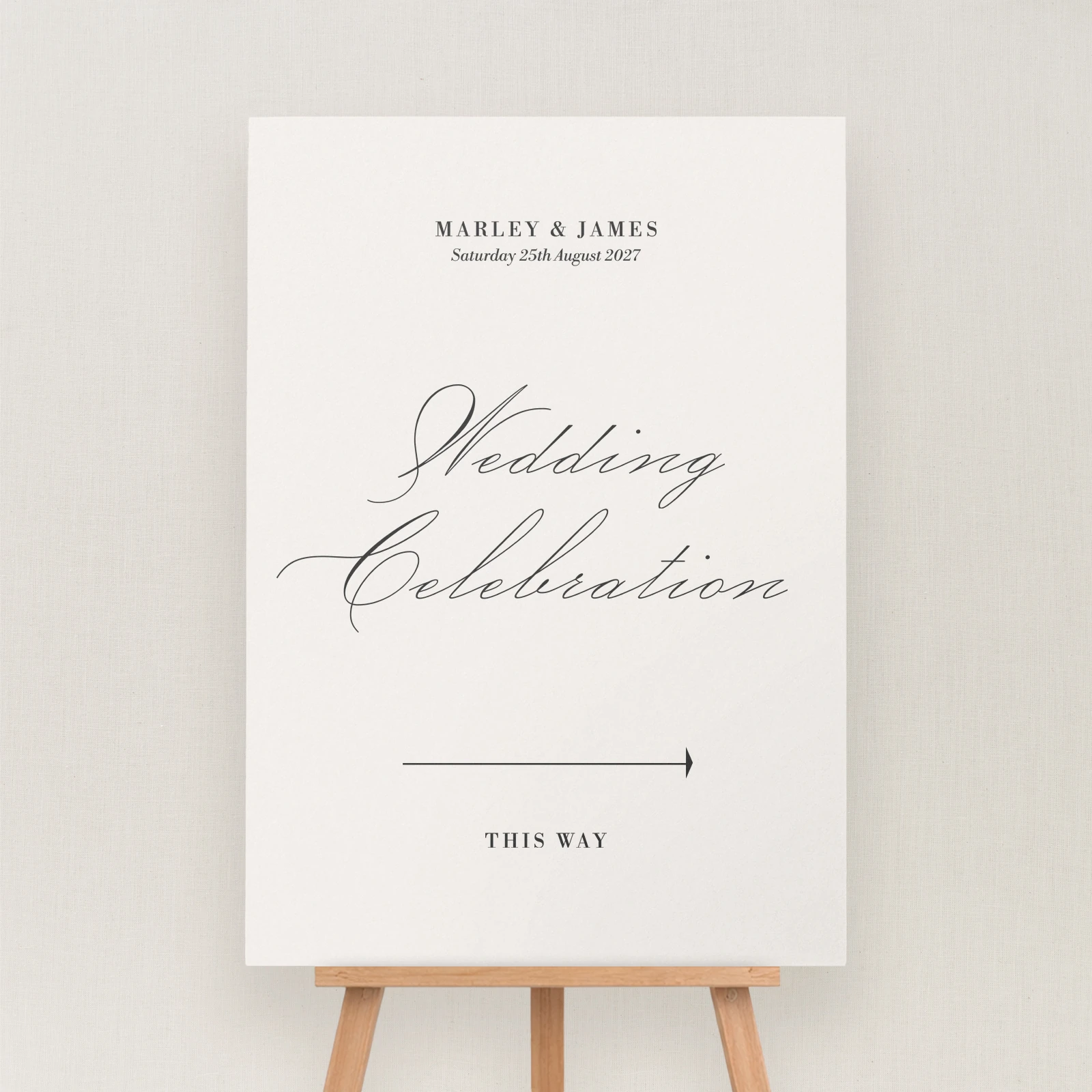 Zafra Collection Direction Sign